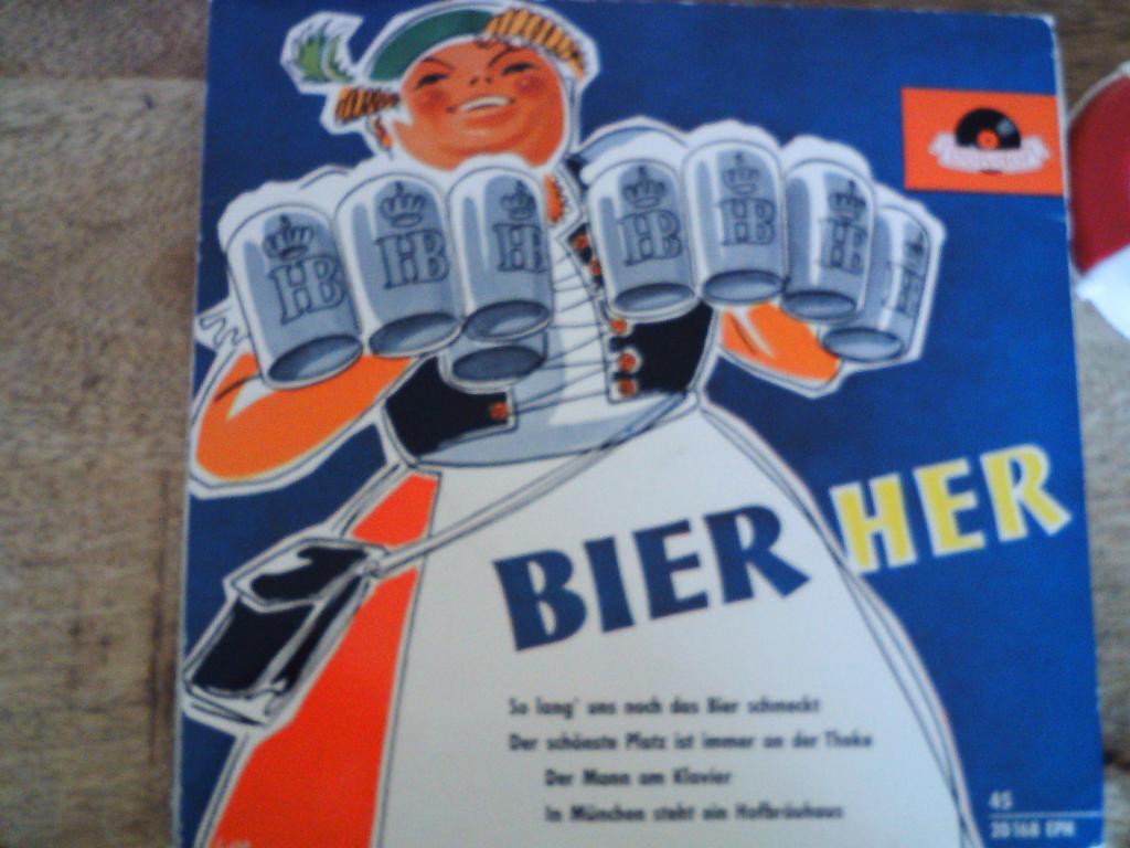 EP  various -- bier her 25mei, Wereldmuziek, Voor 1960, 7 inch, Ophalen of Verzenden