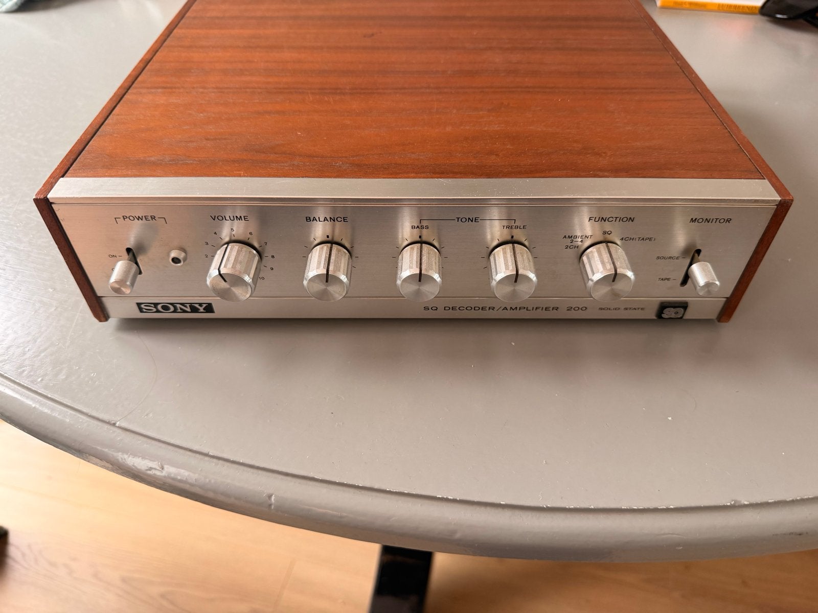 Sony SQ Decoder/Versterker 200 - Vintage Audio, Ophalen, Sony, Minder dan 60 watt, Gebruikt
