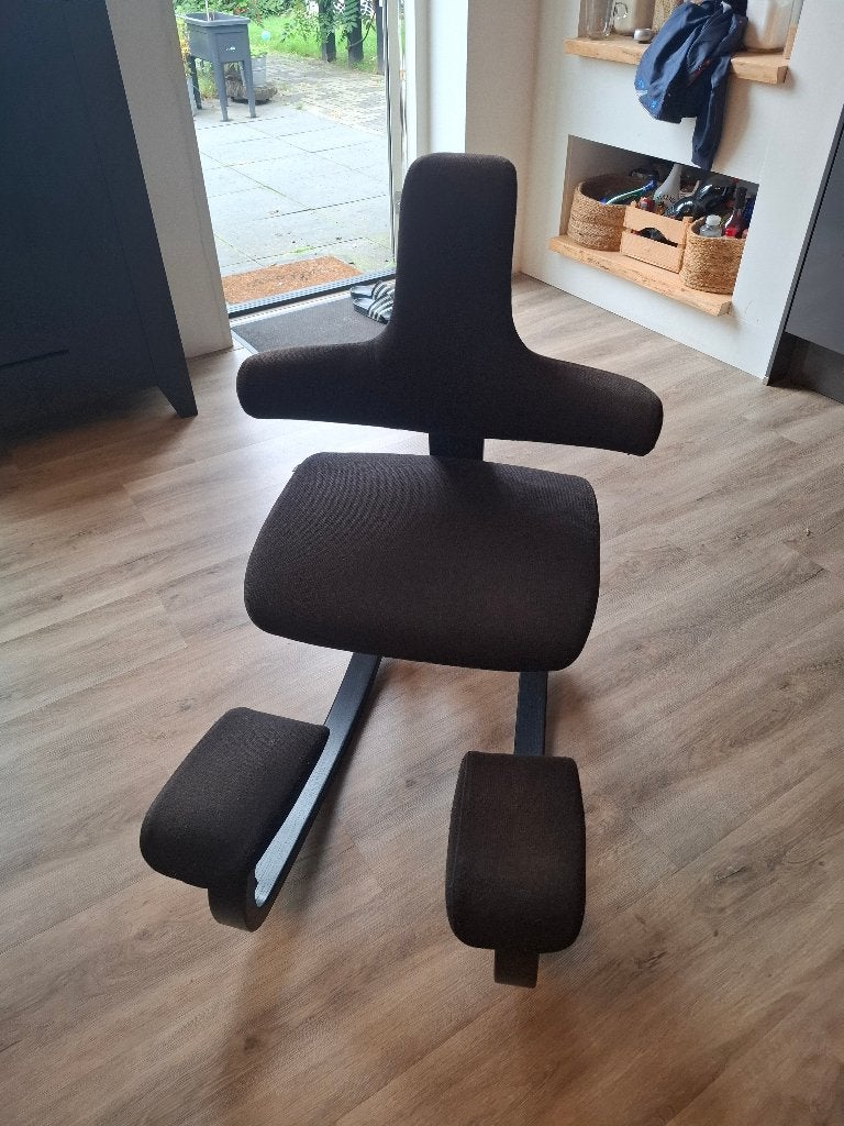 Stokke varier, Huis en Inrichting, Stoelen, Ophalen, Gebruikt, Zwart, Eén