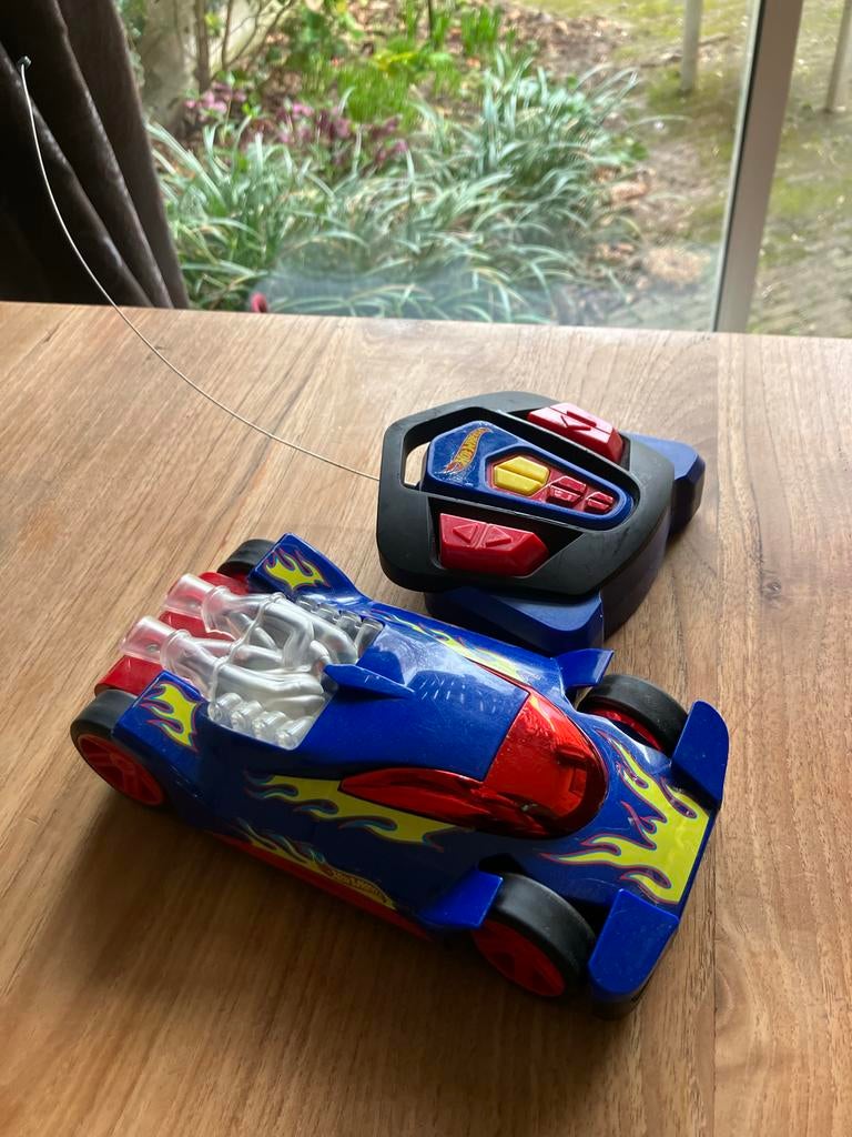 Hot Wheels RC Race Auto met Afstandsbediening, Gebruikt, Auto onroad, RTR (Ready to Run), Overige schalen