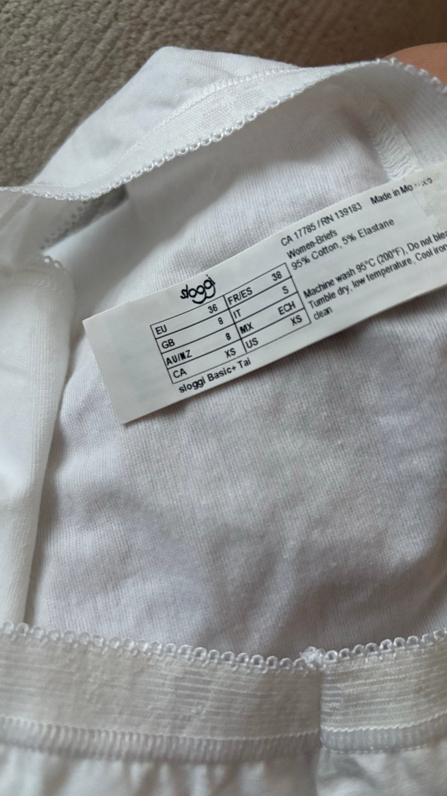 Sloggi Basic+ Tai dames slip - Wit - Maat XS, Ophalen of Verzenden, Wit, Slip