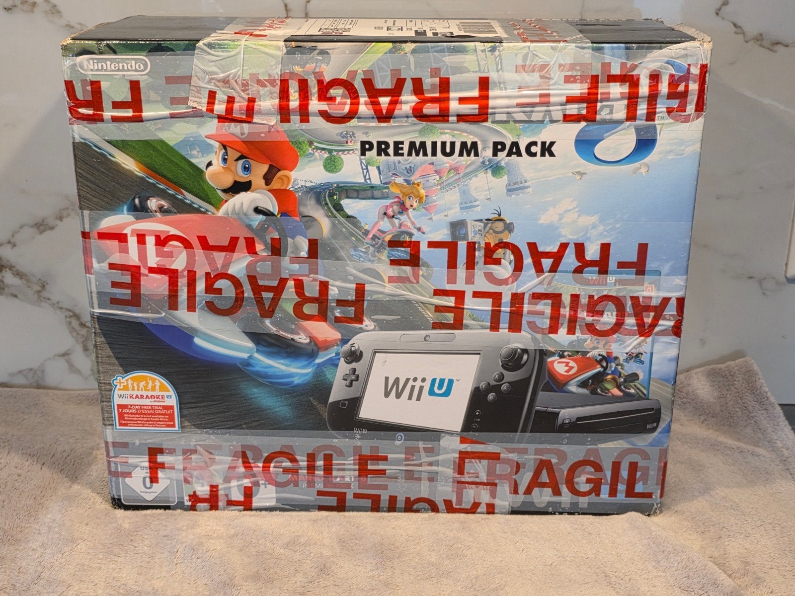 Nintendo Wii U Premium Pack Mario Kart 8 boxed, Spelcomputers en Games, Spelcomputers | Nintendo Wii U, Ophalen, Gebruikt