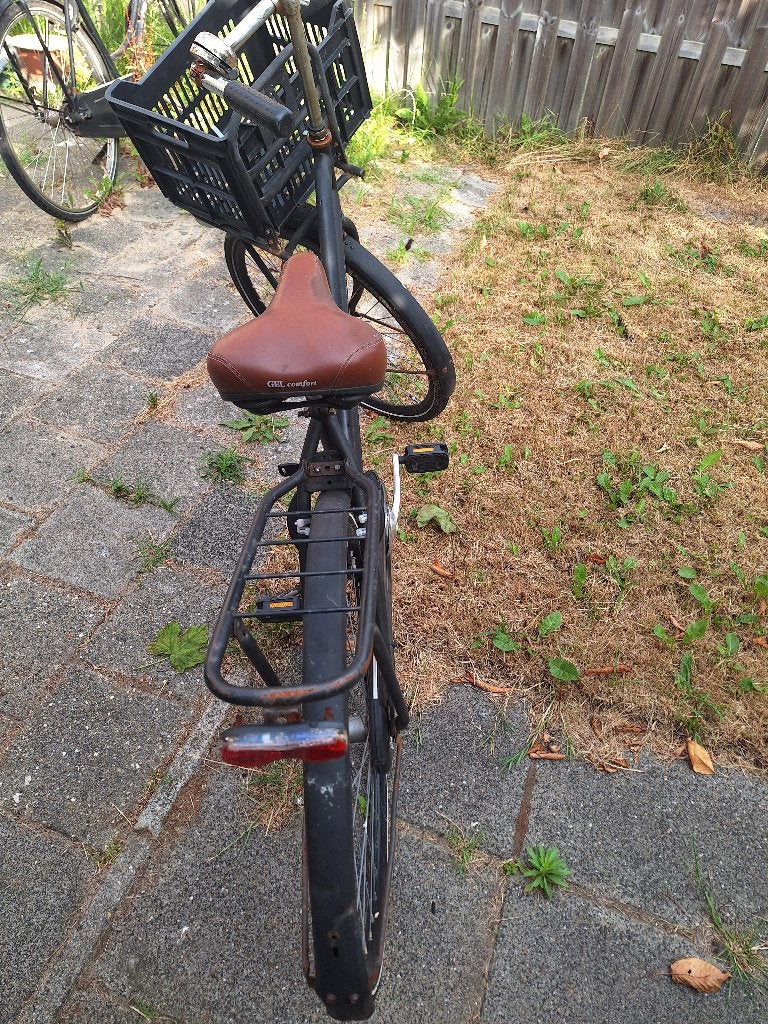 Zwarte Avalon Stadsfiets (56 cm) – Ideale Schoolfiets + Mand, Fietsen en Brommers, Terugtraprem, Ophalen, Overige merken, 53 tot 56 cm