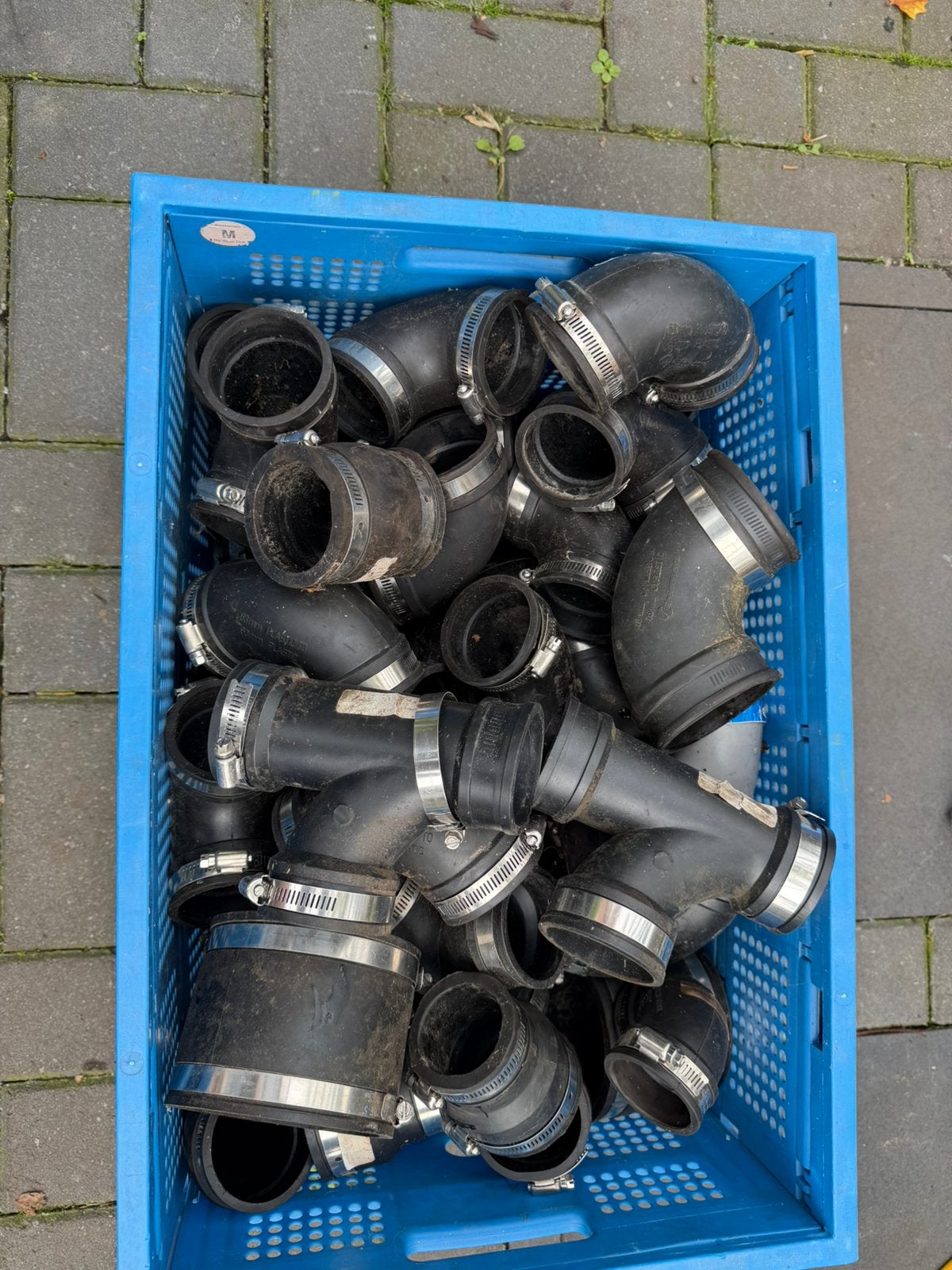 Ruber pvc koppel stukken, Ophalen, Pvc, Overige typen, Zo goed als nieuw