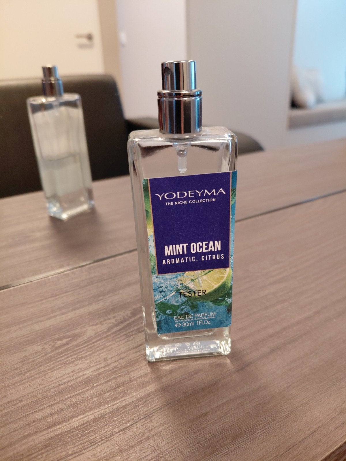 Eau de parfum van Yodeyma Mint Ocean tester nieuw, Ophalen of Verzenden, Nieuw