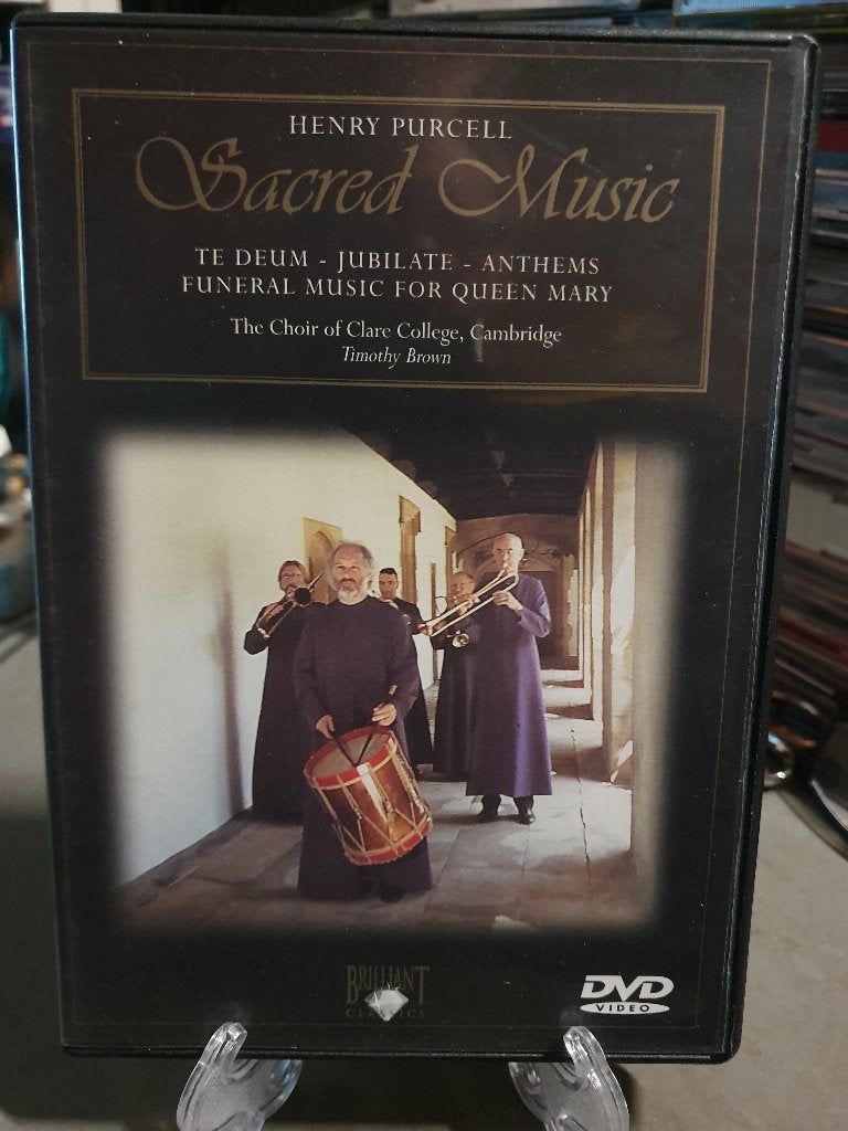 Dvd Henry Purcell - Sacred music the choir of clare college,, Alle leeftijden, Ophalen, Zo goed als nieuw