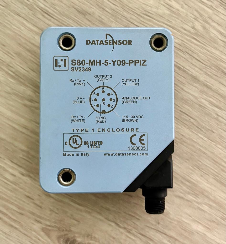 DATALOGIC - Laser Distance Sensor S80-MH-5-Y09-PPIZ - SV2349, Www.datalogic.com, Ophalen of Verzenden, Zo goed als nieuw, Www.datalogic.com