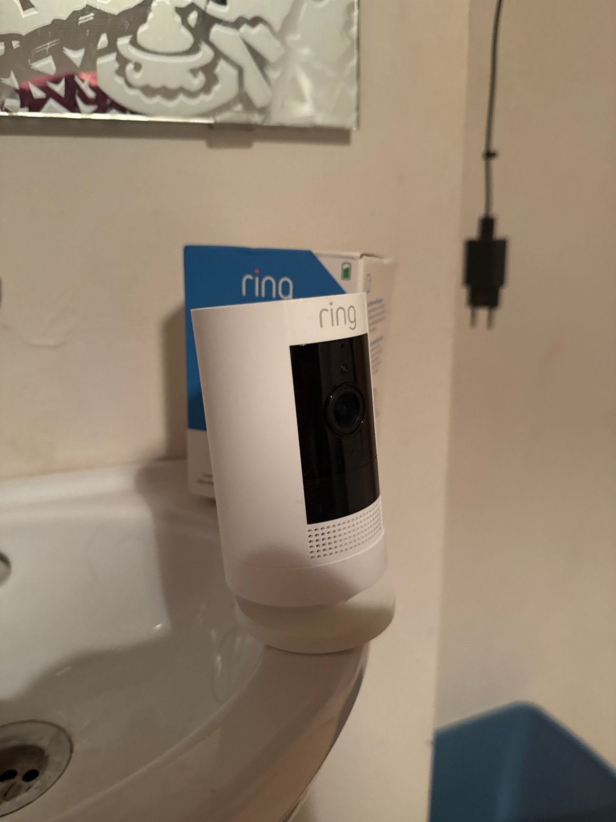 Ring Stick Up Cam Battery - Beveiligingscamera, Ophalen of Verzenden, Zo goed als nieuw, Buitencamera