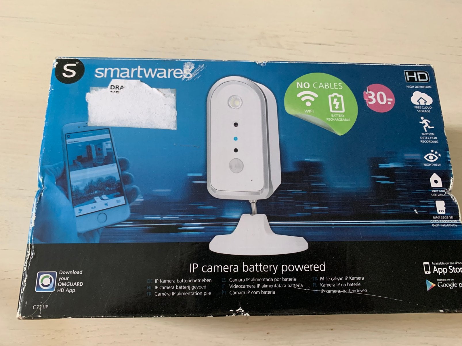 Draadloze camera, Auto diversen, Ophalen of Verzenden, Draadloos, Zo goed als nieuw