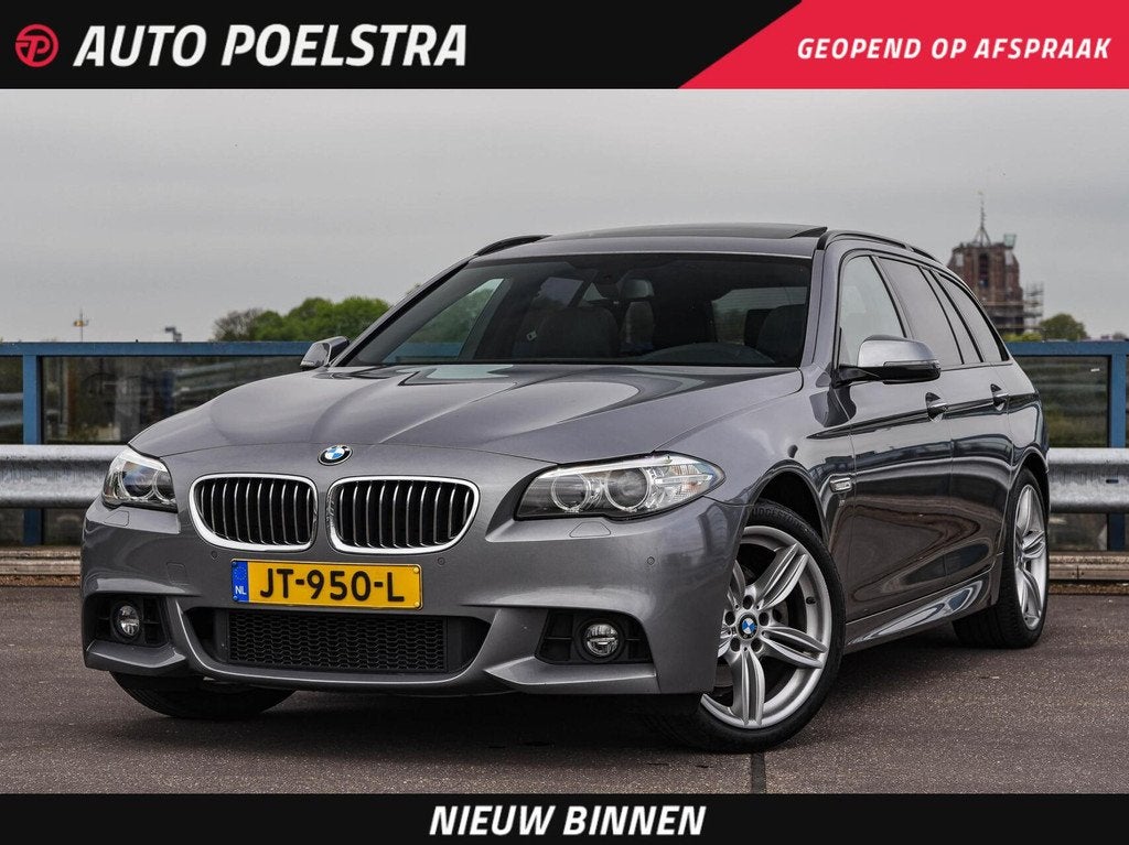 BMW 5-serie Touring 520d High Executive M Sport | Panoramada, Automaat, Achterwielaandrijving, 2000 kg, Diesel