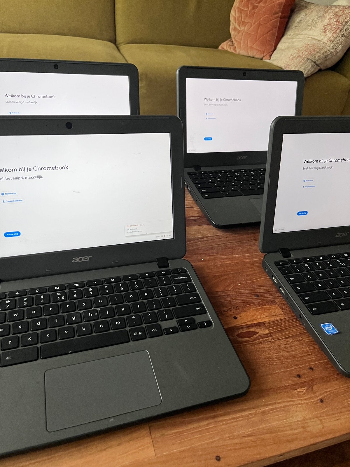 4x Acer Chromebook C731 Touchscreen, 4 GB of minder, Touchscreen, Ophalen of Verzenden, 32 GB of minder