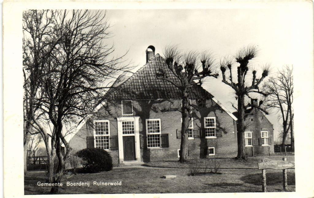 Gemeente Boerderij Ruinerwold - ongelopen, Ophalen of Verzenden, Voor 1920, Ongelopen, Noord-Brabant