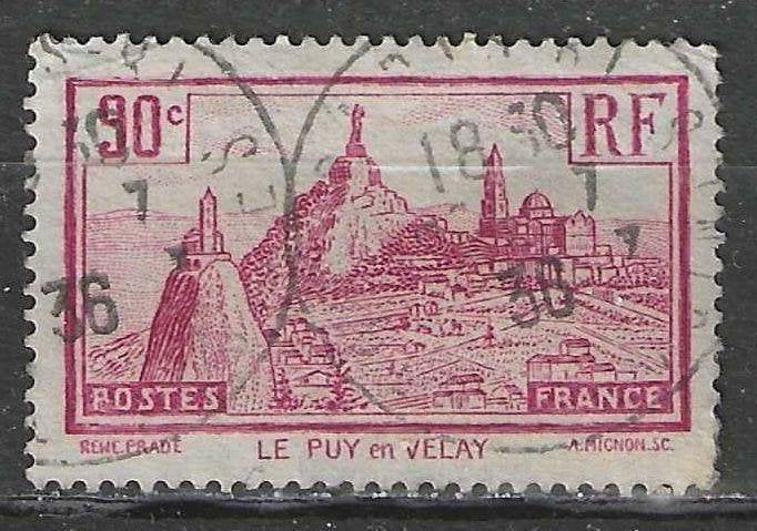 Frankrijk 1933 - Yvert 290 - Le Puy-en-Velay - 90 c. (ST), Verzenden, Gestempeld
