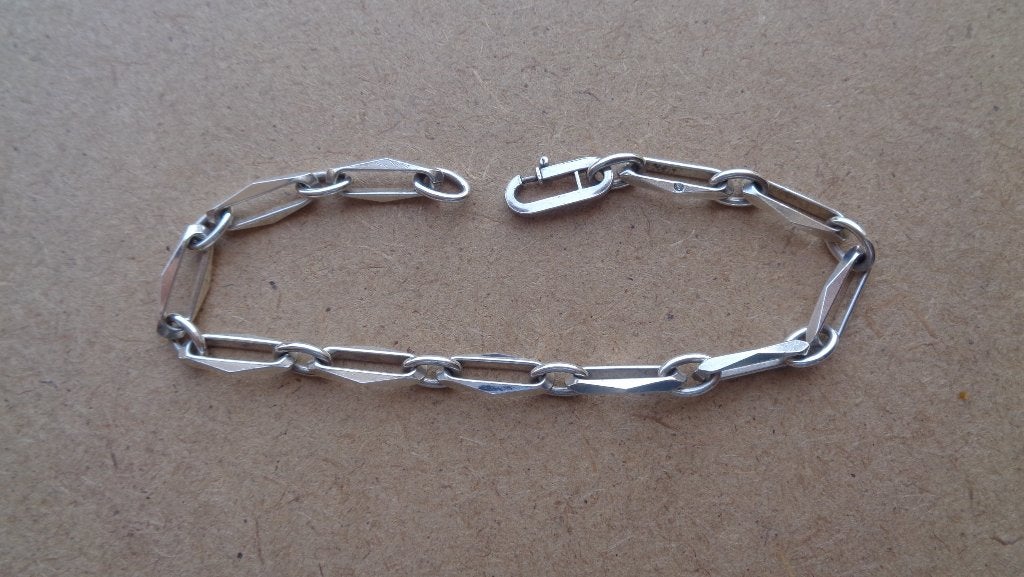 zilveren closed for ever armband [355], Sieraden, Tassen en Uiterlijk, Verzenden, Zo goed als nieuw, Zilver, Zilver