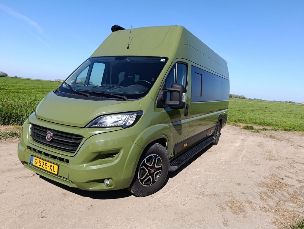 Ducato buscamper 180 pk automaat nieuwe apk, Automaat, Koelkast, Buscamper of Camperbus, Fiat
