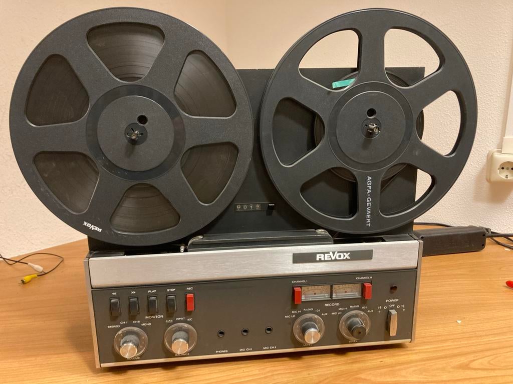 REVOX A77 2 sporen bandrecorder, Audio, Tv en Foto, Bandrecorders, Ophalen, Bandrecorder, Met banden