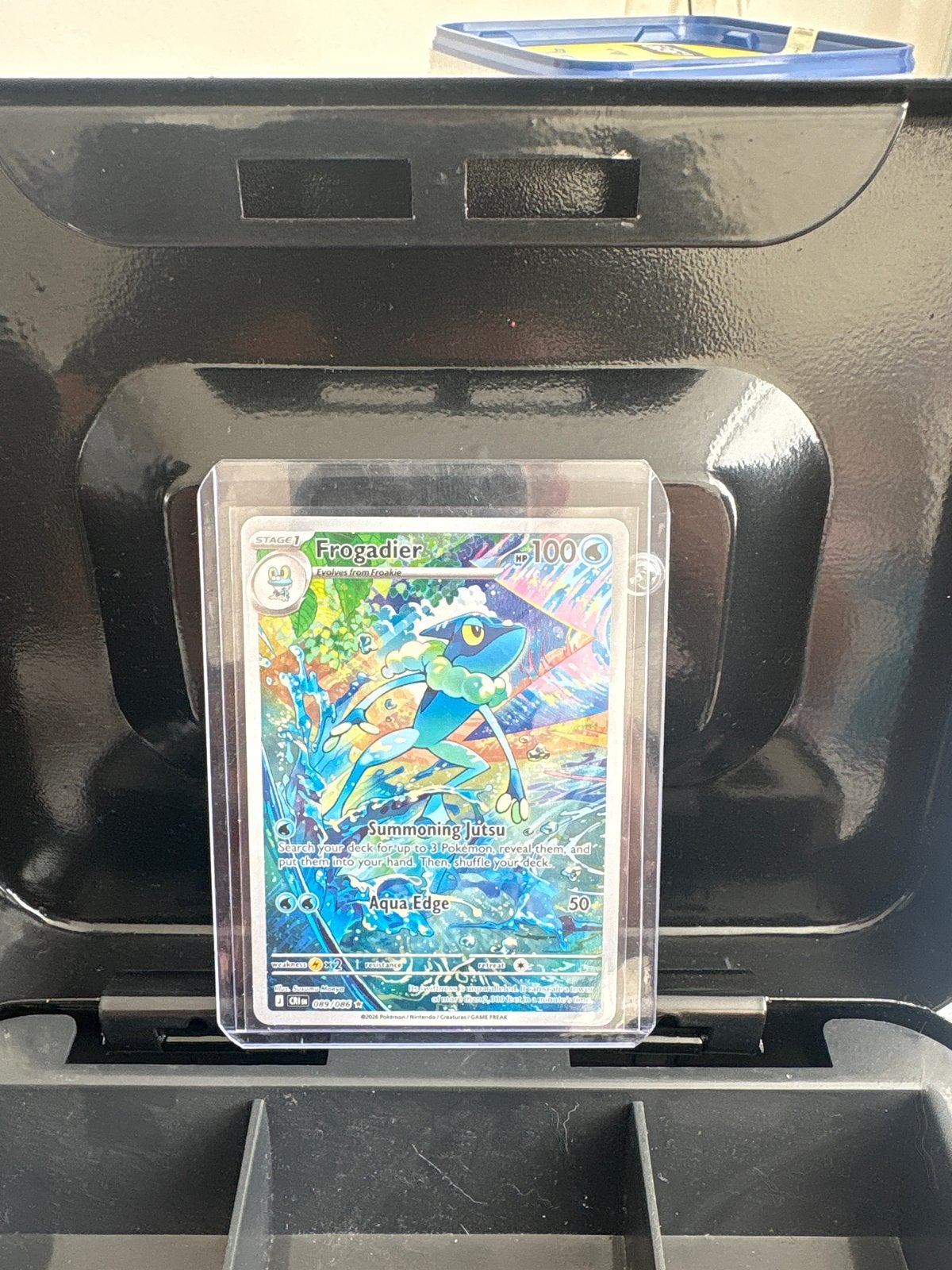 Frogadier 089/086 - Pokémon Kaart, Ophalen of Verzenden, Zo goed als nieuw, Losse kaart