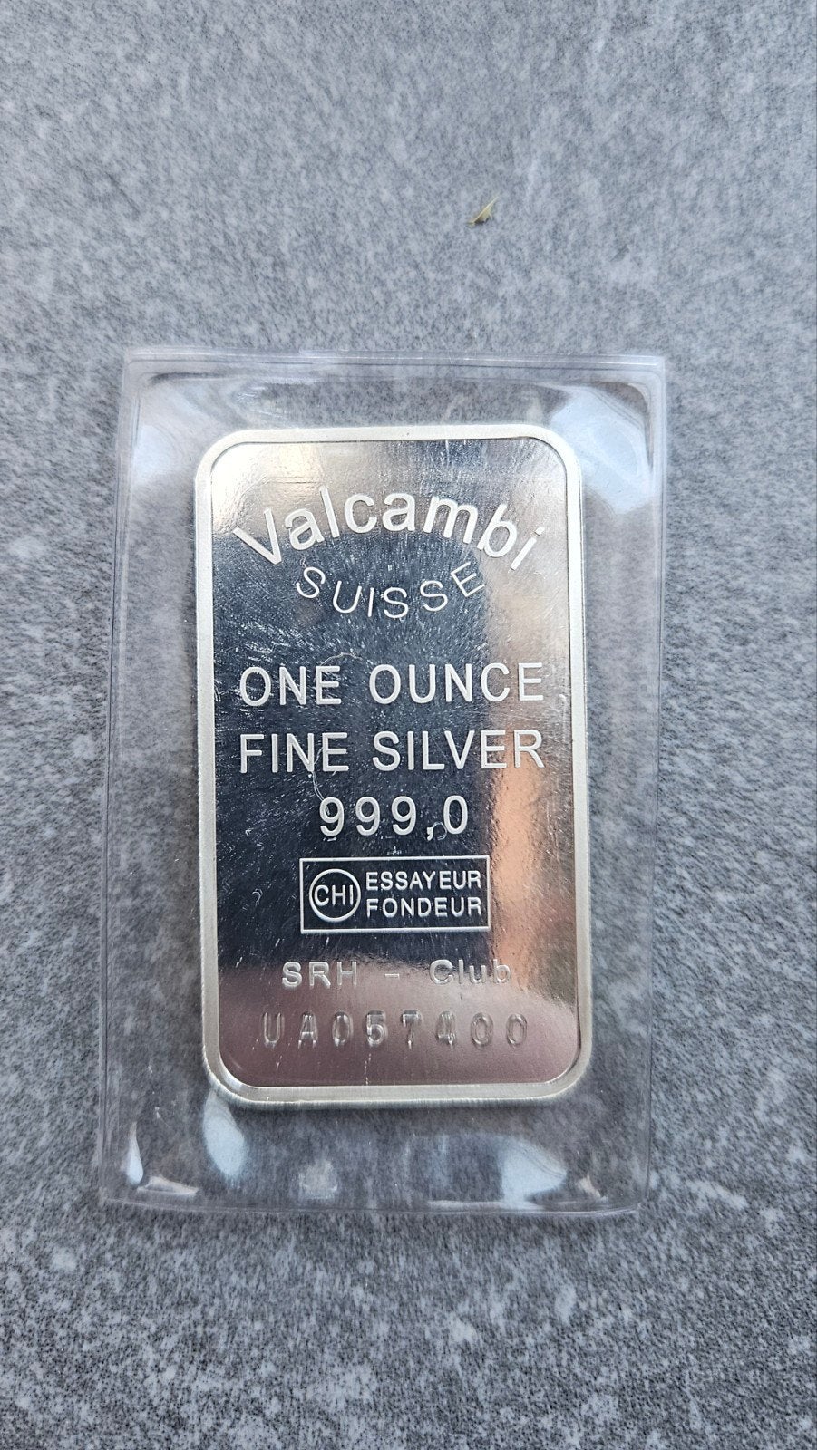 1 ounce valcambi 999 zilver, Ophalen of Verzenden, Zilver