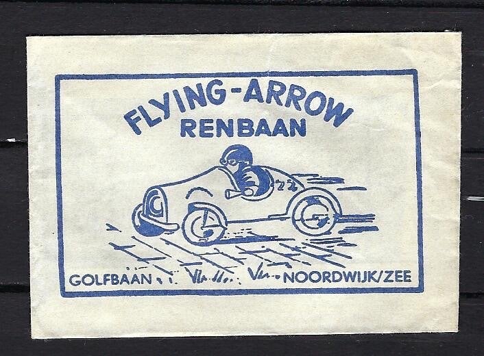 407 Noordwijk aan Zee FLYING-ARROW renbaan, Ophalen of Verzenden, Nederland