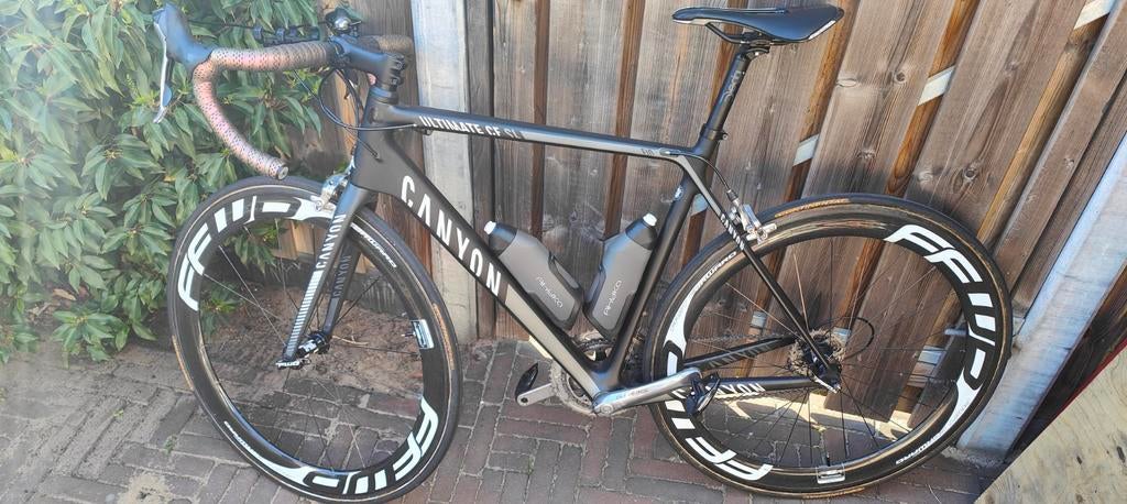 FFWD Fast Forward F6R carbon wielen, Tubes, Fietsen en Brommers, Fietsonderdelen, Gebruikt, FFWD Fast Forward, Racefiets, Carbon
