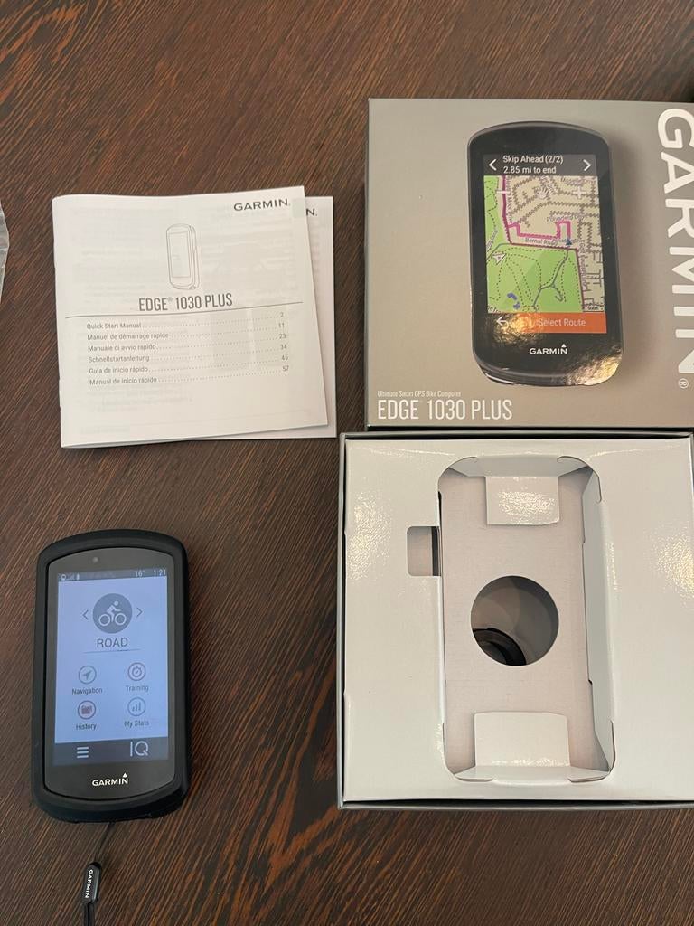 Garmin Edge 1030 Plus - ZGAN - NW€520 - incl hoesje + protec, Ophalen of Verzenden, Draadloos, Zo goed als nieuw