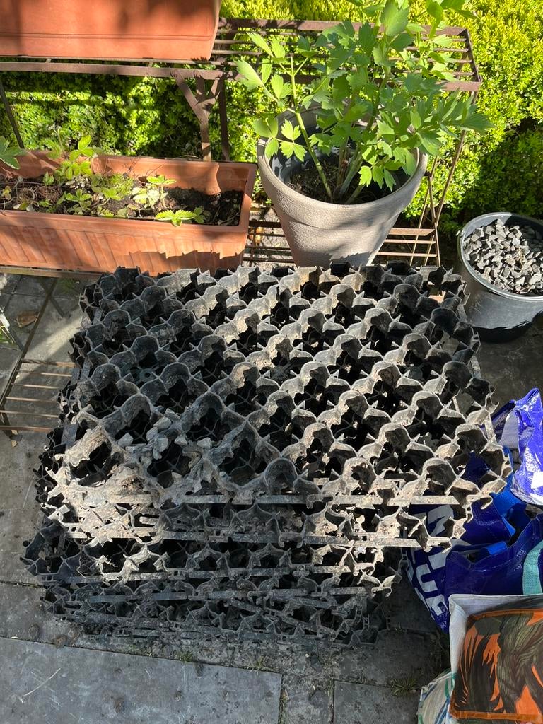 Split en matjes 8 vierkamte meter, gratis, Ophalen, Gebruikt