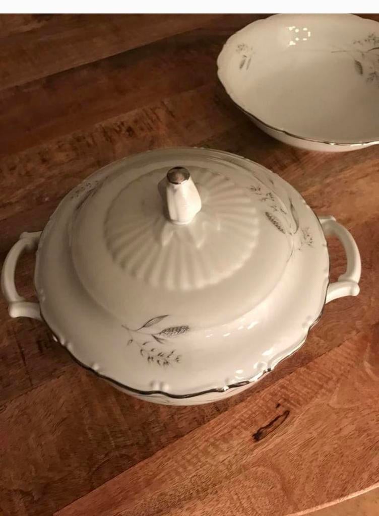 Schalen en theepot enzz van het zelfde merk, Ophalen of Verzenden, Overige stijlen, Porselein, Schaal of Schalen