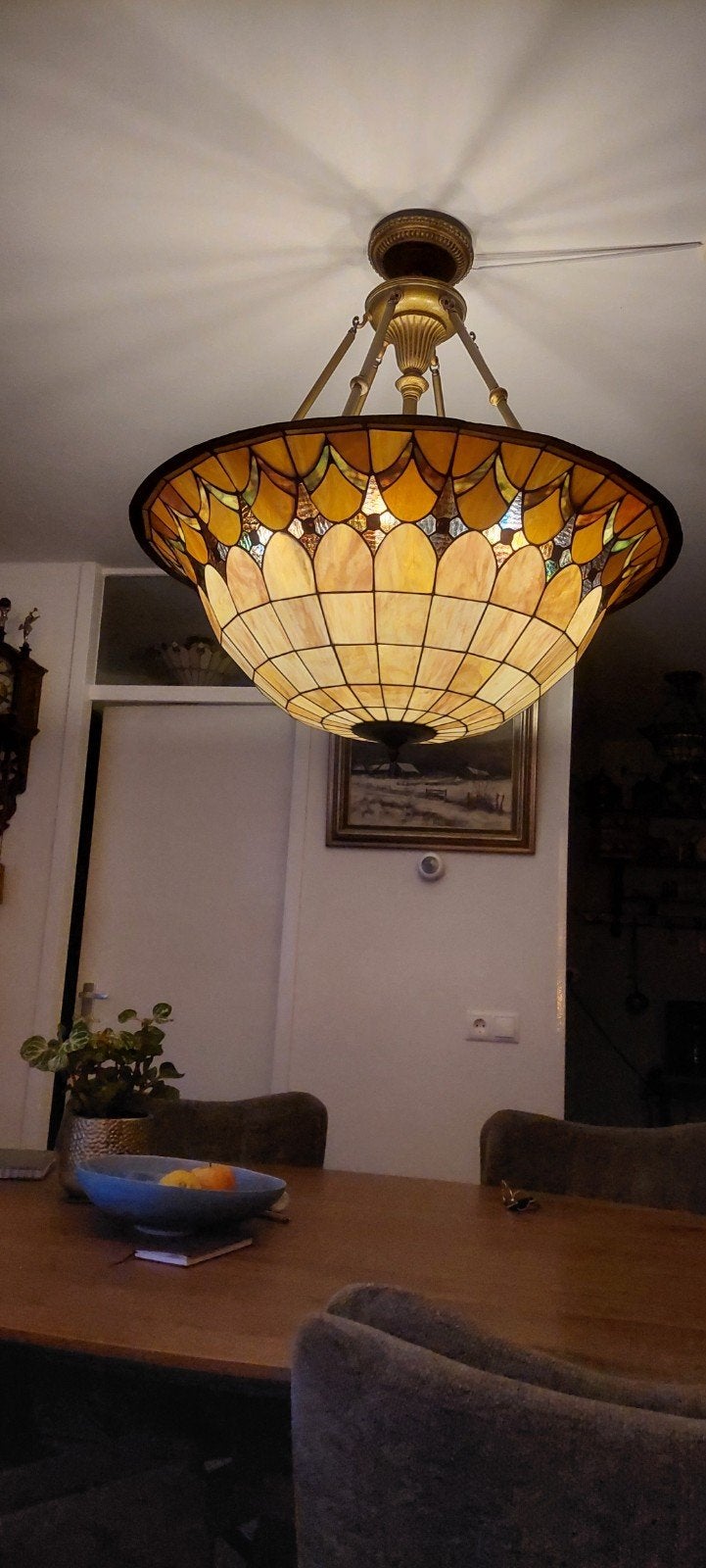 tyffany lamp, Huis en Inrichting, Ophalen, Zo goed als nieuw