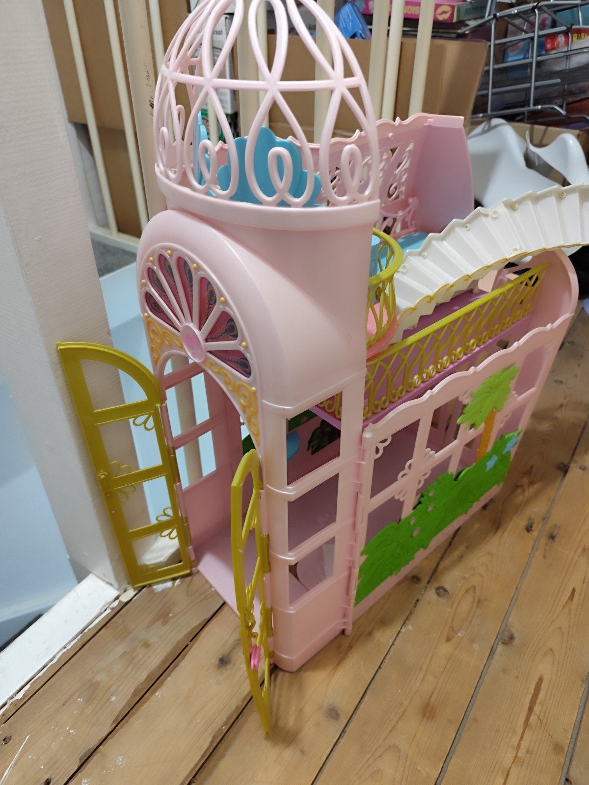 Barbie Droomhuis Speelset - Roze Villa, Ophalen, Gebruikt, Barbie
