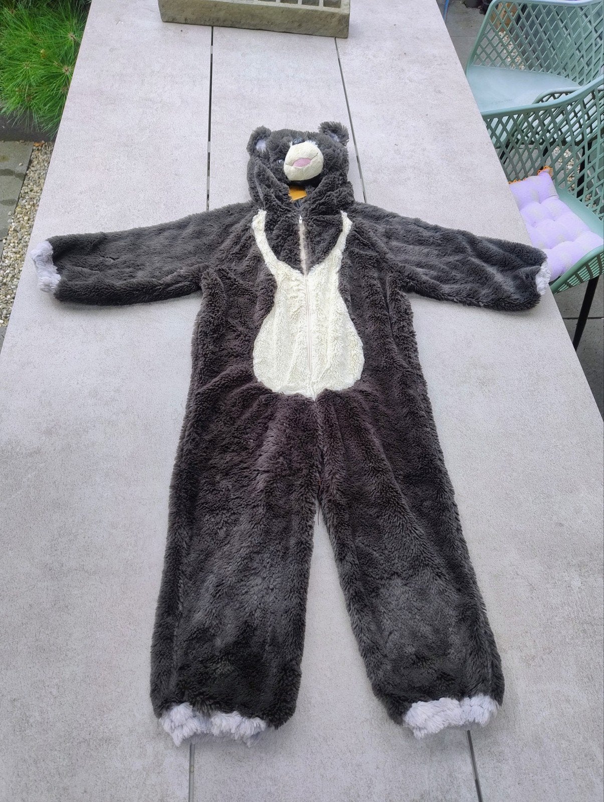 Efteling Fabula onesie verkleedkleding beer maat 110/116, Ophalen of Verzenden, Zo goed als nieuw