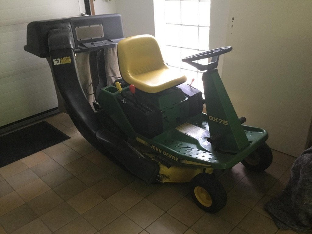 Zitmaaier, Gebruikt, Mulchfunctie, 90 tot 120 cm, Ophalen