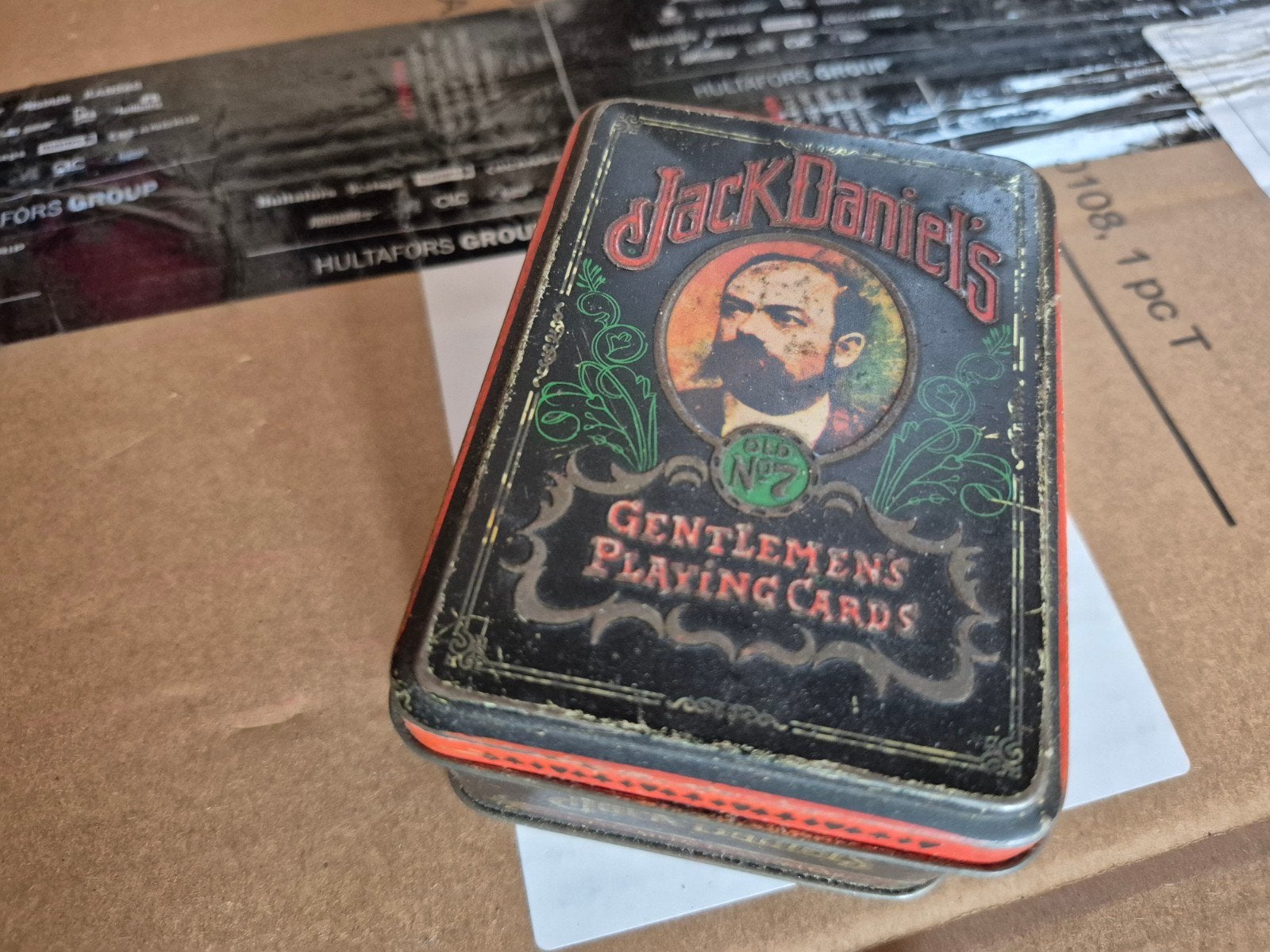 Jack daniels blik met kaarten, Ophalen of Verzenden