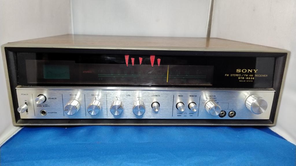 Vintage Sony STR-6036 Tuner versterker in redelijke staat, Ophalen, Sony