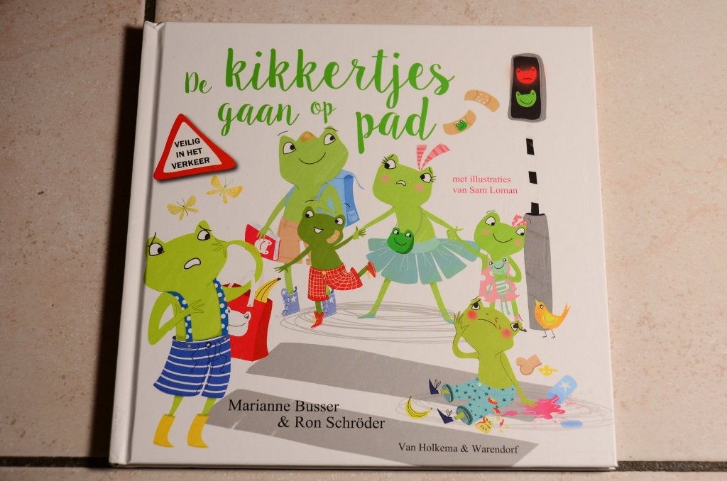 De Kikkertjes gaan op pad / Marianne Busser Ron Schroder, Ophalen of Verzenden, Zo goed als nieuw, Fictie algemeen, Voorleesboek