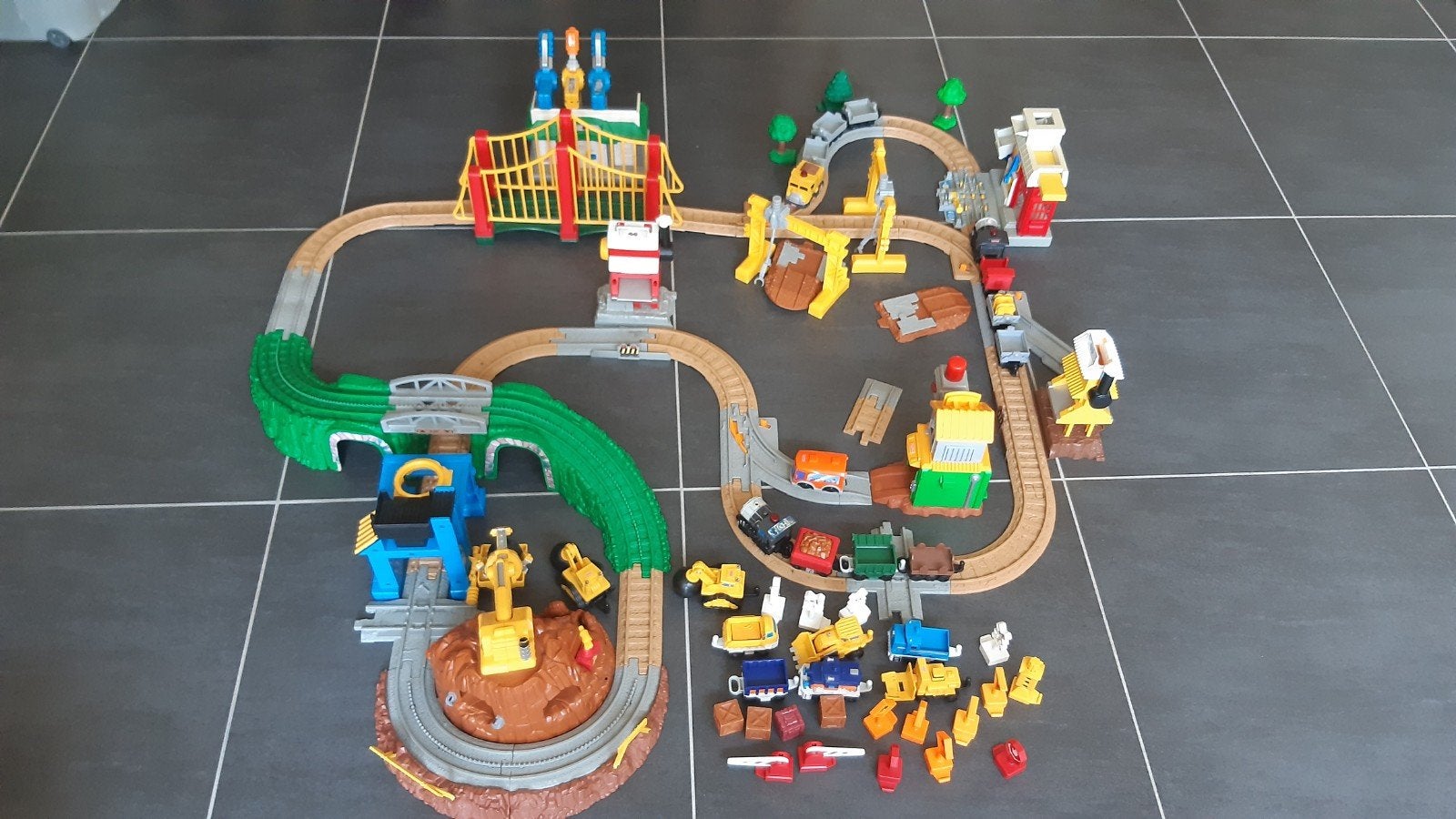 Geotrax treinspoorbaan., Ophalen, Gebruikt, Afstandsbediening