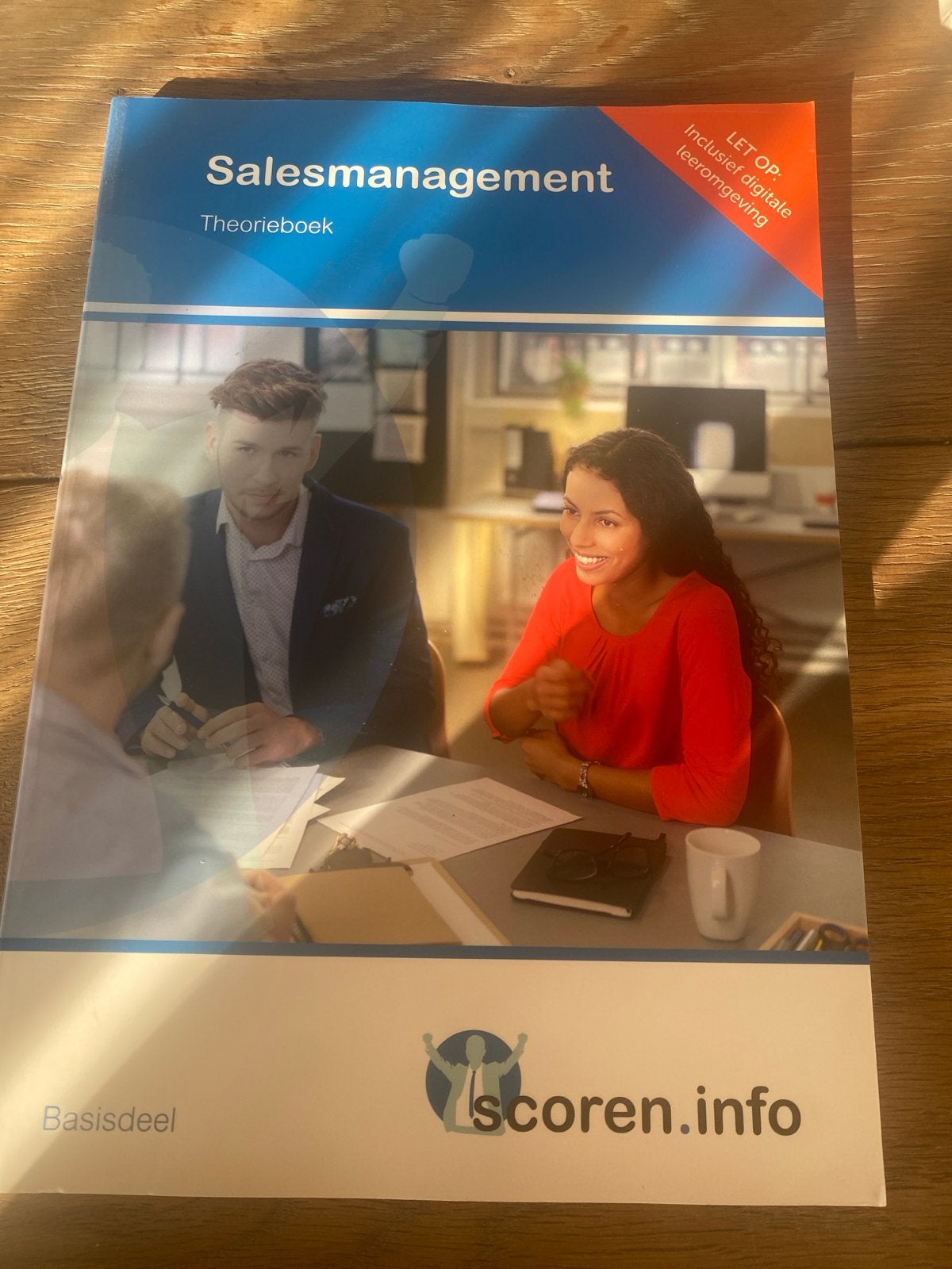 Salesmanagement Theorieboek - Inclusief digitale leeromgevin, Verzenden, Gamma, Zo goed als nieuw, MBO