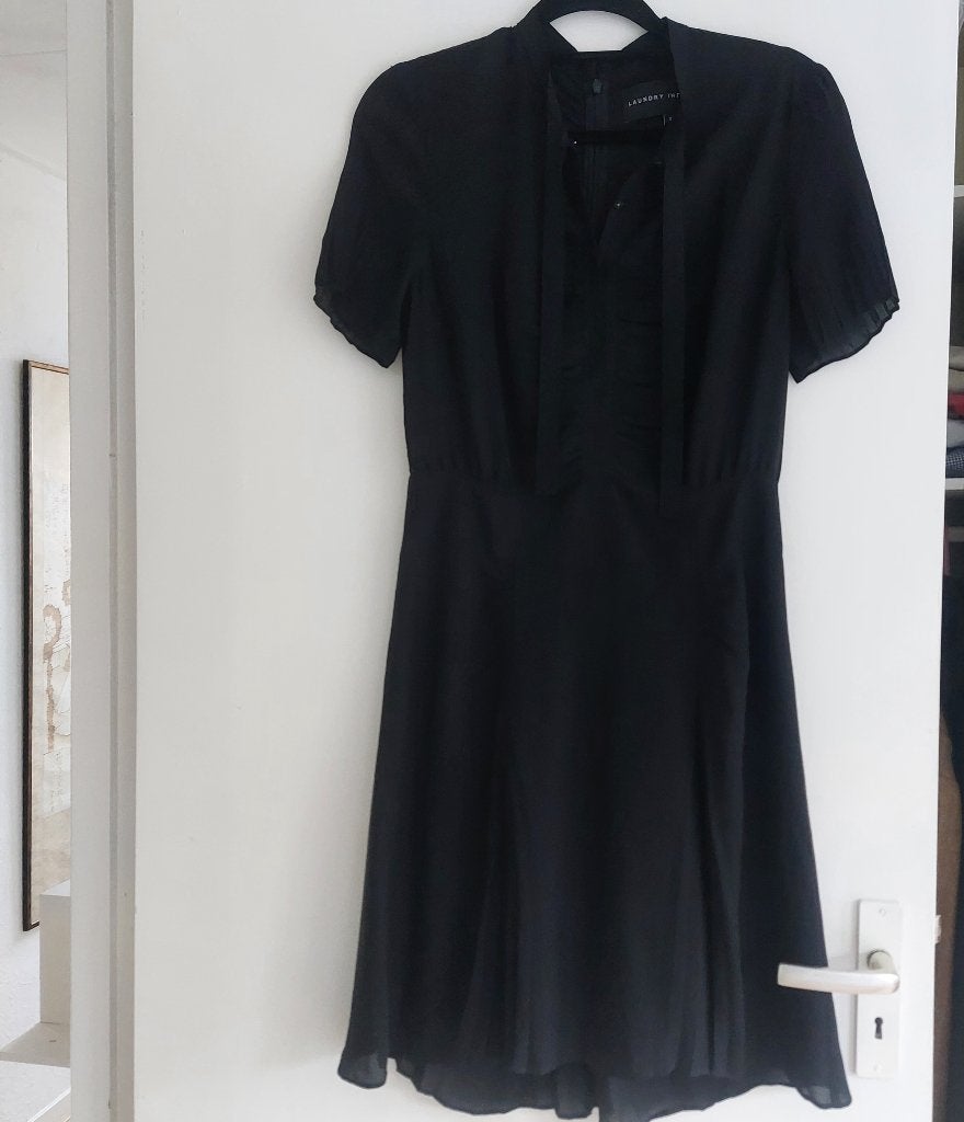 Laundry Industry black dress zijde, Maat 38/40 (M), Laundry Industry, Zwart, Ophalen of Verzenden