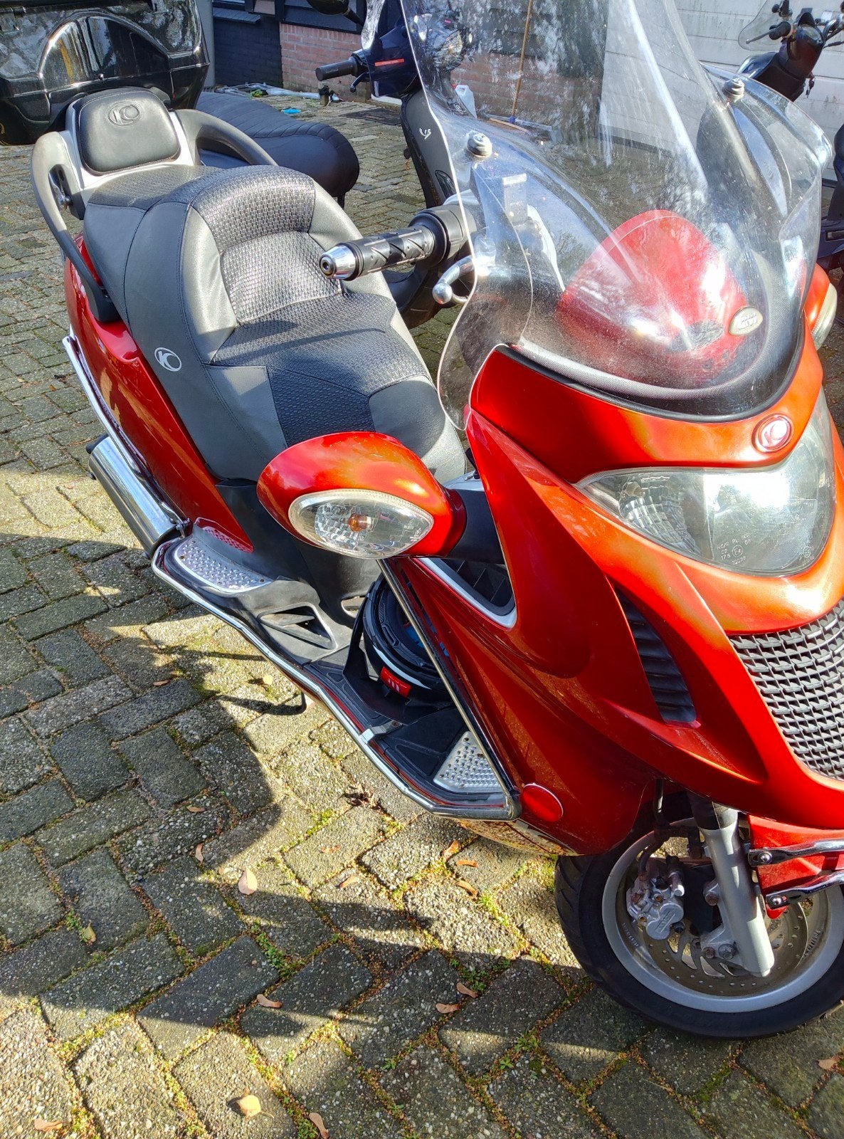 Kymco People S 50cc Scooter - Rood, Fietsen en Brommers, Gebruikt, Maximaal 45 km/u, Ophalen of Verzenden, People S