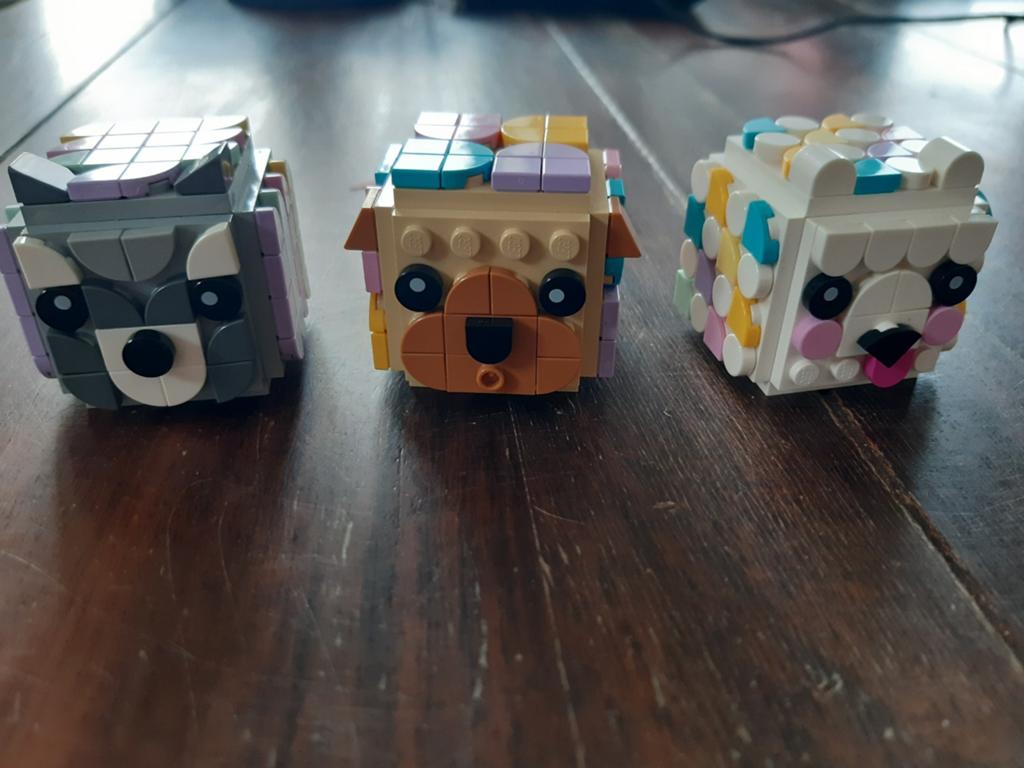 LEGO DOTS Dierenkubussen (3 stuks) - foto houders, Overige thema's, Lego, Ophalen of Verzenden, Zo goed als nieuw