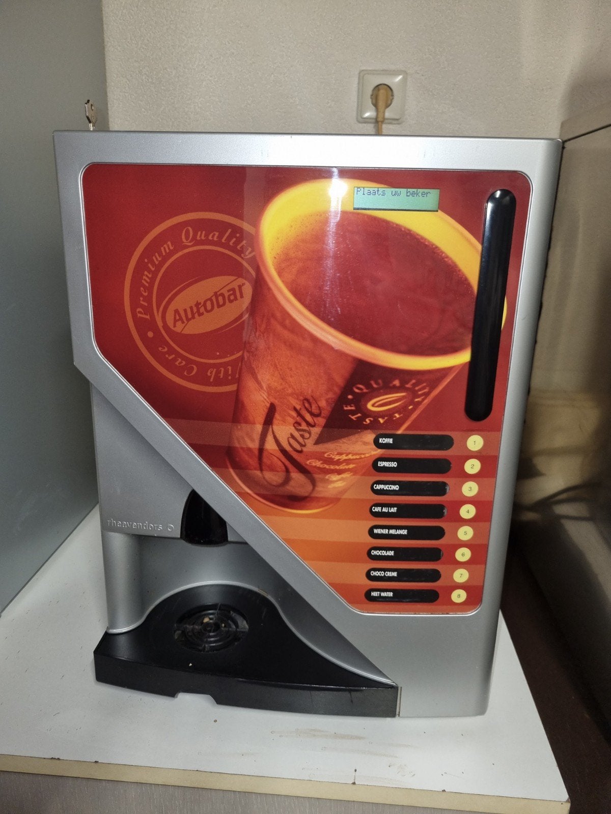 Autobar Koffiemachine - Diverse Dranken, Gebruikt, Koffiebonen, 10 kopjes of meer, Koffiemachine
