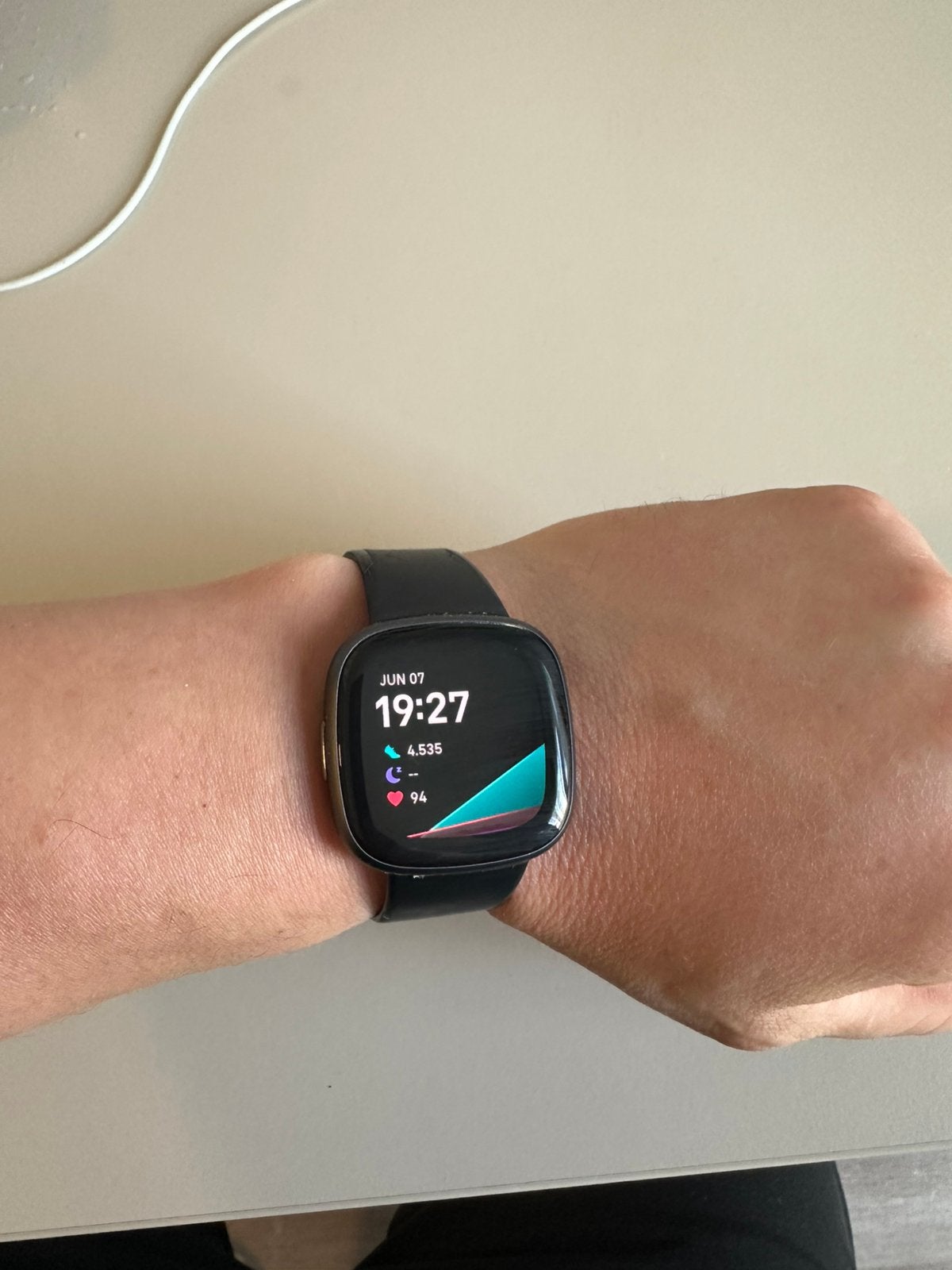 Smartwatch, Ophalen of Verzenden, Zo goed als nieuw, Zwart, Android