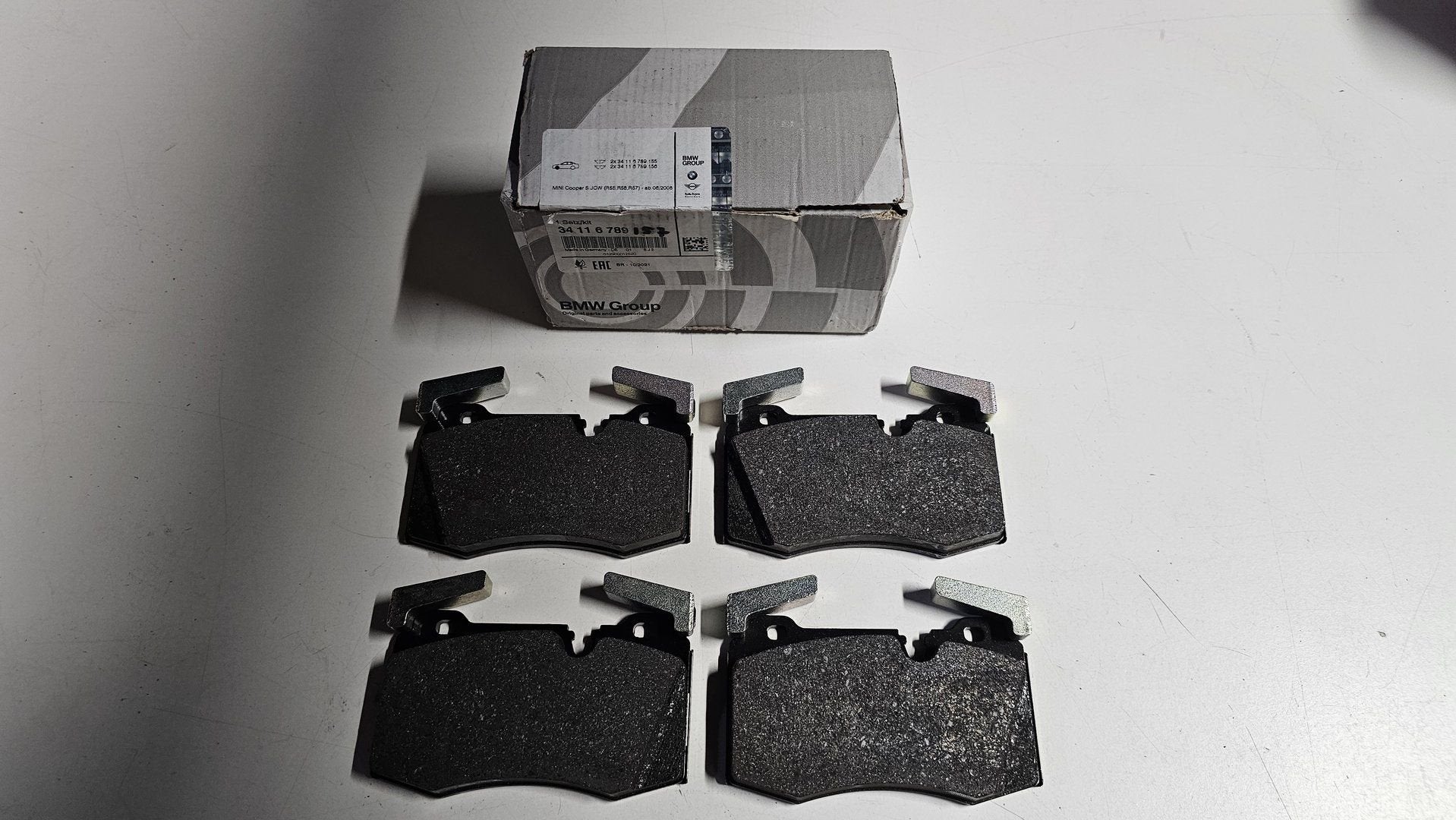 Remblokken voorzijde origineel Mini cooper S JCW R55 R56 R57, -, Nieuw, Ophalen of Verzenden, Mini