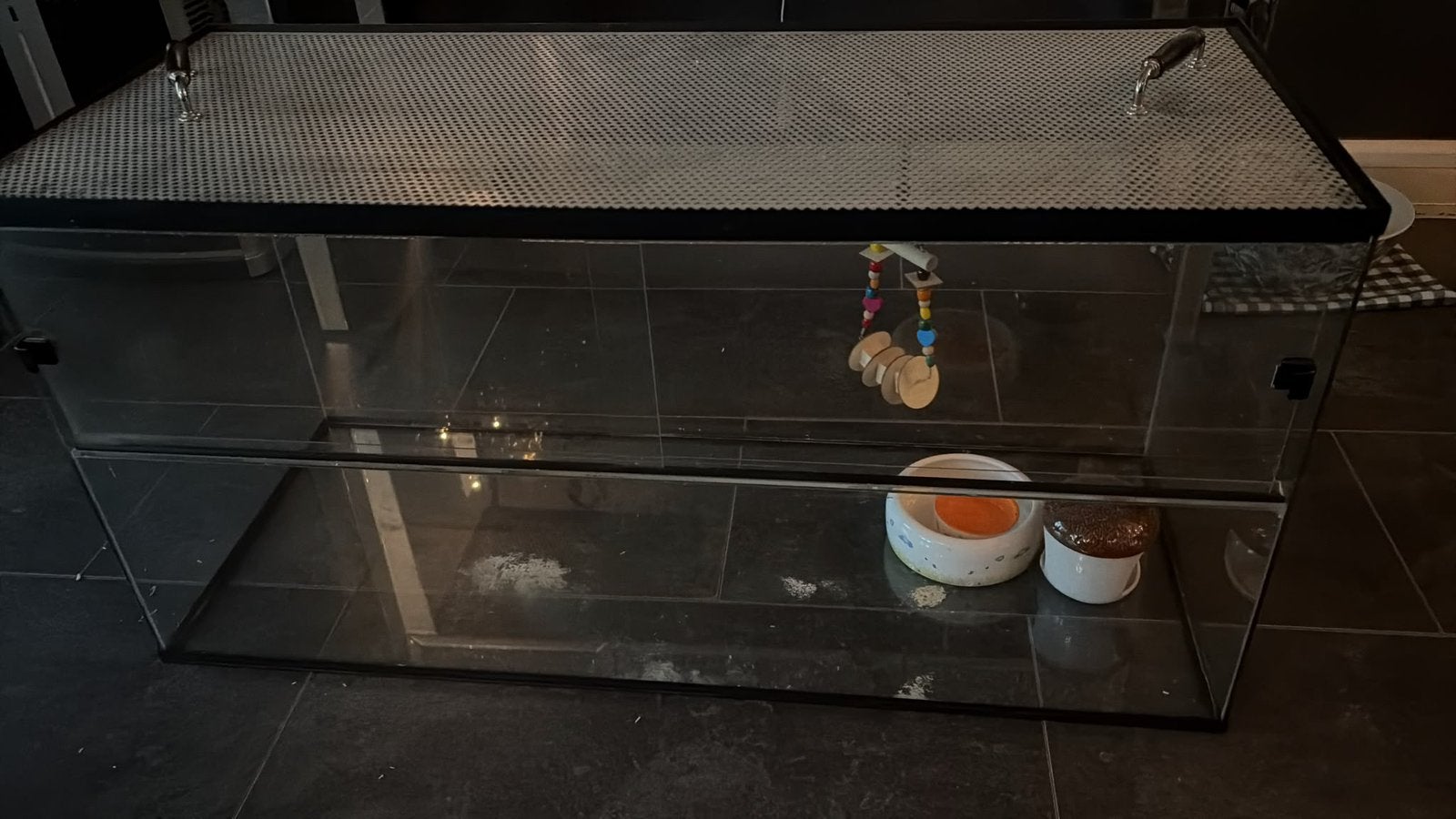 Mooi terrarium voor bijvoorbeeld hamster, Overige typen, Cavia, Zo goed als nieuw, 75 tot 110 cm