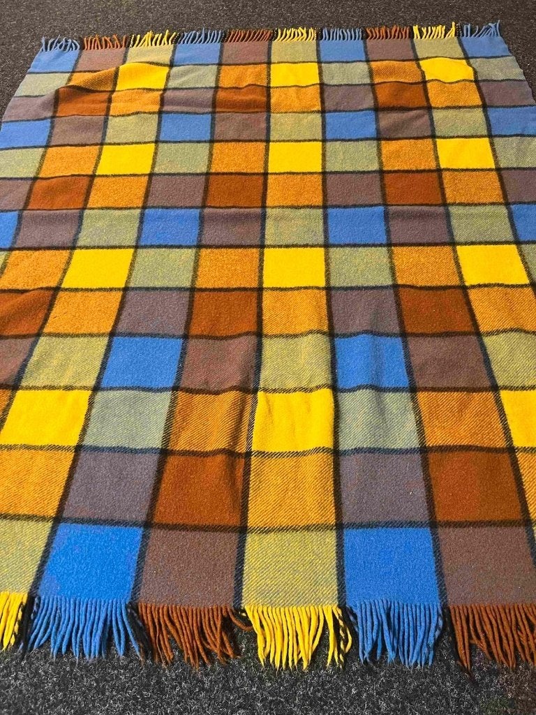 Vintage wollen deken plaid woondeken 140/125 cm, Djt@dejuistetoon.eu, Ophalen of Verzenden, Zo goed als nieuw, Mon Plaisir 19, Etten-Leur, Netherlands