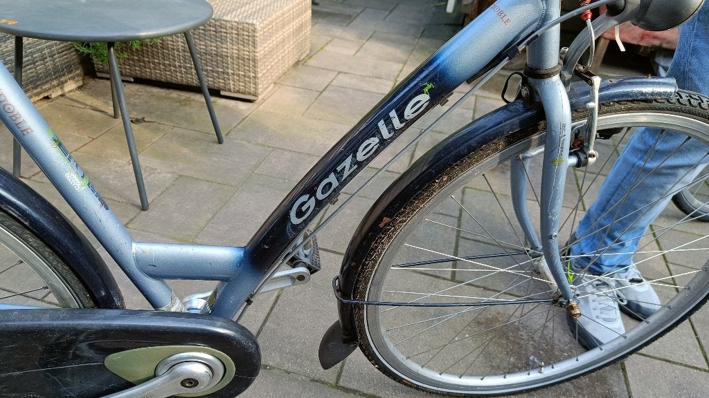 Gazelle damesfiets - opknapper met 2 nieuwe banden, Ophalen, Gebruikt, Versnellingen, 50 tot 53 cm