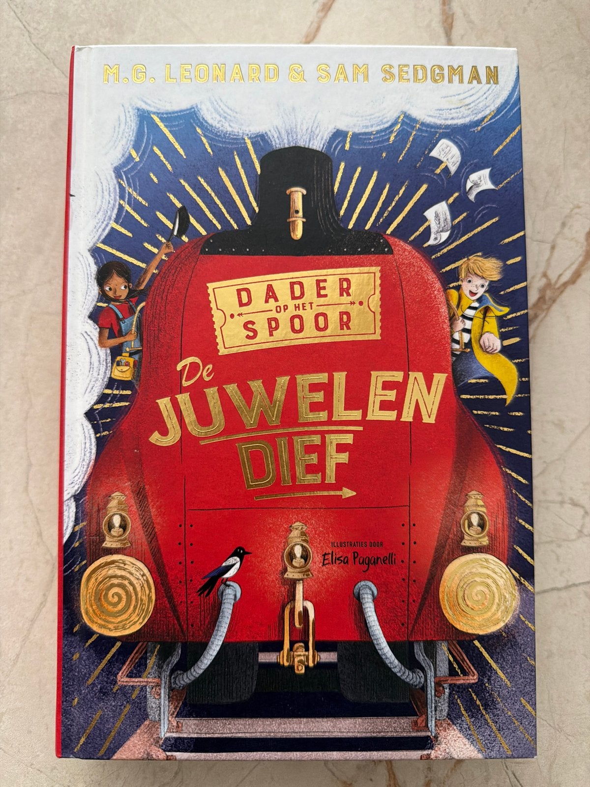 De Juwelendief - Dader op het Spoor (M.G. Leonard & Sam Sedg, Ophalen of Verzenden, Zo goed als nieuw, Fictie
