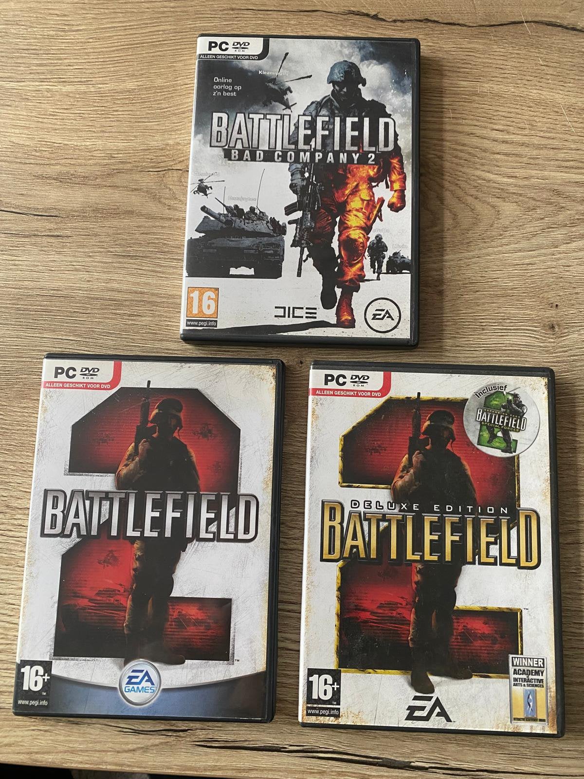 Battlefield PC Games Bundel, Spelcomputers en Games, Games | Pc, Ophalen of Verzenden, Gebruikt, Vechten, Vanaf 16 jaar