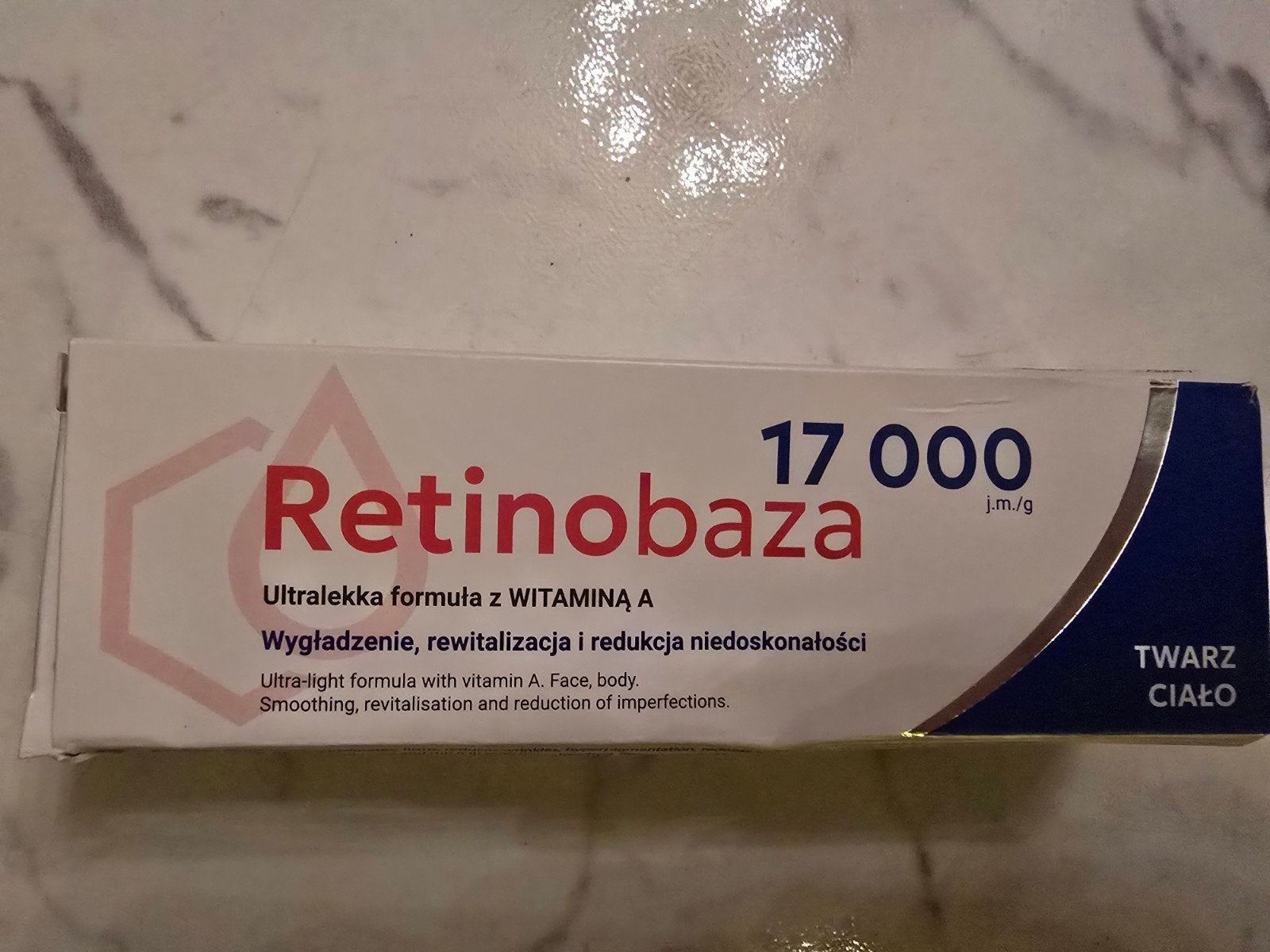 Retinobaza 17000 Vitamine A Crème - Gezicht & Lichaam, Ophalen of Verzenden, Nieuw, Gehele gezicht, Verzorging