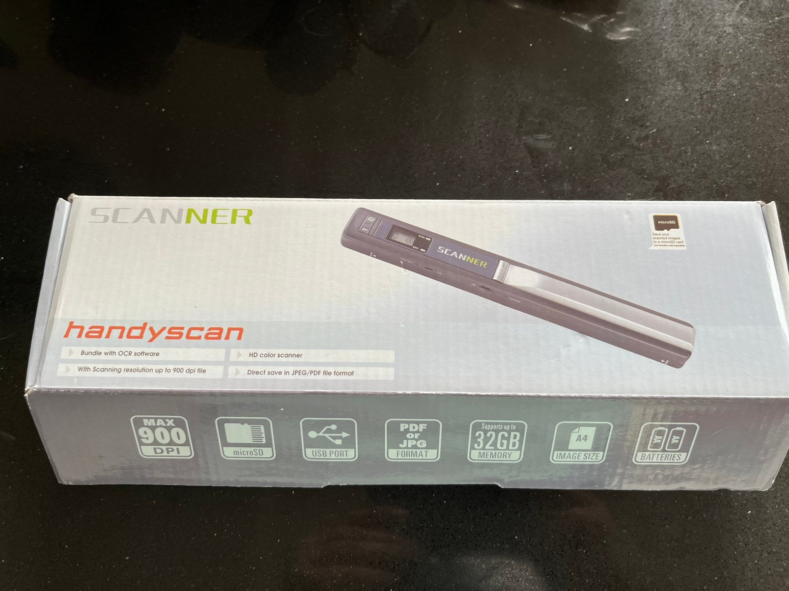 Draagbare A4 Handyscanner – nieuw & ongebruikt, Computers en Software, Scanners, Ophalen of Verzenden, Nieuw, Mobiele scanner