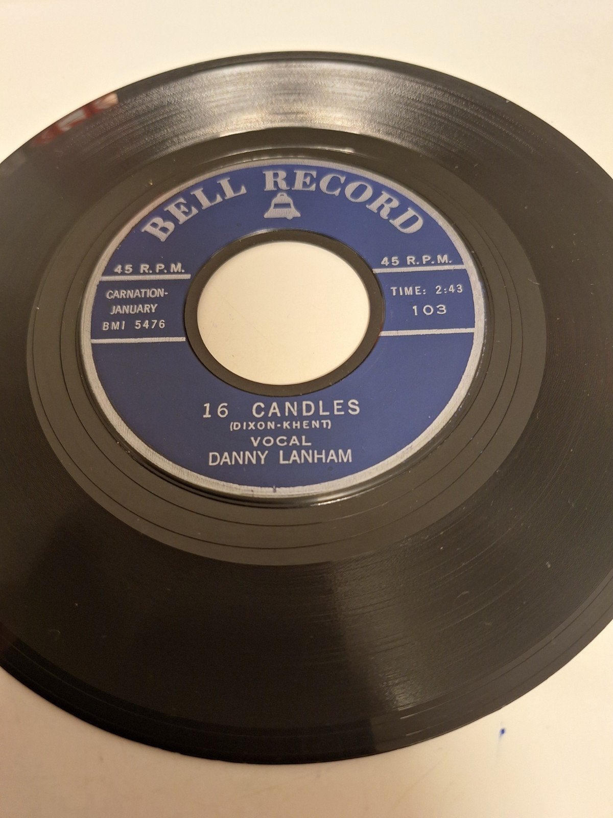 Danny Lanham - 16 Candles, 1958., Cd's en Dvd's, Vinyl | Pop, Verzenden, 7 inch, Pop